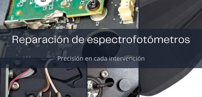 Banner de servicio técnico de espectrofotómetros de Kilbytec