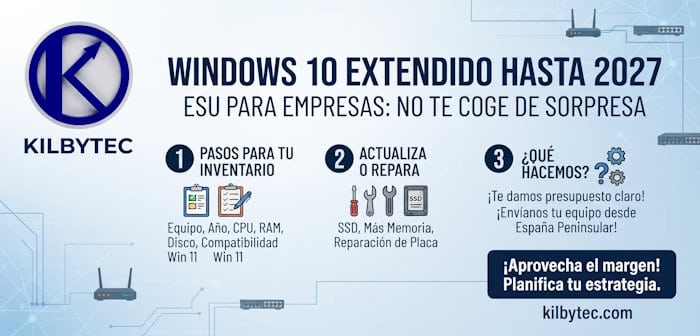 Inventario de equipos informáticos: cómo decidir qué actualizar, reparar o sustituir antes del fin de Windows 10